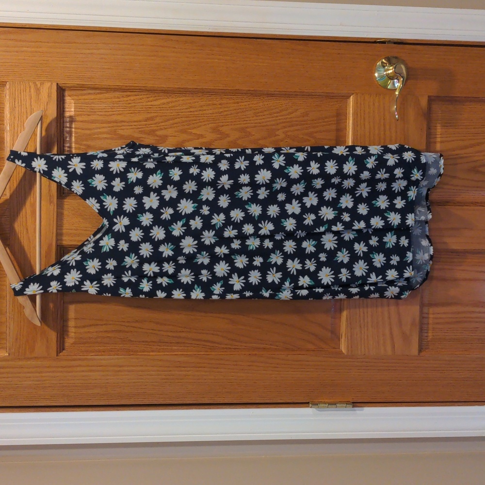 Old Navy women's daisy floral dress, navy blue size XS